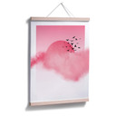 Plakat Nordic Creators - Różowe słońce