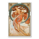 Tableau en verre acrylique Mucha - Quatre arts : La danse
