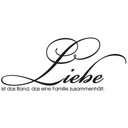 Wandtattoo Liebe ist das Band... 2-farbig