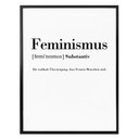Poster Grammatik - Feminismus