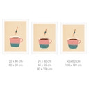 Poster Hopp i kaffet - Rivers