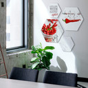 Hexagon alu-dibond - Marmer