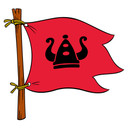Muursticker Vikingvlag