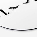 Tableau sur alu-Dibond rond Sleep