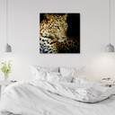 Canvasbillede, Majestætisk leopard