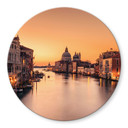 Glasbillede - Solnedgang i Venedig - Zhang