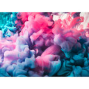 lyserødt og blåt non-woven tapet Designwalls ColoredSmoke 