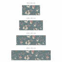Samoprzylepny panel ścienny do kuchni Żurawie w kolorze Cherry Blossom Rush Blue - Bloomery Decor