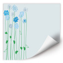 Poster autocollant - W - Floray