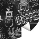 Fototapeta World of Coffee - okrągła - tapeta flizelinowa/tapeta flizelinowa samoprzylepna