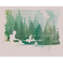 Vlies Fototapete - Star Wars Endor Speeders - 350 x 280 cm