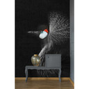 Livingwalls papier peint photo ARTist Crowned Crane Black