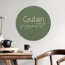 Holzbild Guten Appetit - Rund