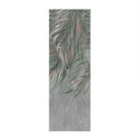 Textielposter Exotische palmbladeren roze-groen - Ms Tiff - Panorama