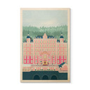 Plakat drewniany Grand Budapest Hotel - Lizde