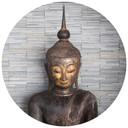 Fototapeta na ścianę Tajlandia Budda - Okrągła - tapeta flizelinowa/tapeta flizelinowa samoprzylepna