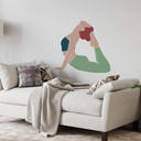 Muursticker Yoga Cobra