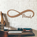 Grafika na drewnie - Infinite Friends - Mahoń
