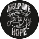 Selbstklebende Vlies Fototapete - Star Wars Help Me Obi Wan - 125 x 125 cm
