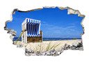 3D Wallsticker strandstol