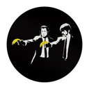 Plakat Banksy - Pulp Fiction - okrągły
