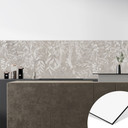 Keukenachterwand Elegante wilgentakken in beige - Ms Tiff