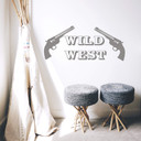 Sticker mural - Wild West