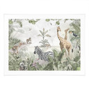 Poster jungle dieren op Afmeting - Ms Tiff