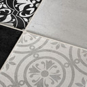 Naklejki na płytki beton patchwork - zestaw 12 sztuk