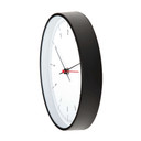 Klassische Wanduhr in Weiß-Schwarz-Optik Ø25 cm