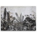Canvasbillede, Jungle blade beton grå