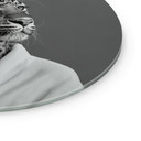 Glasbillede - Royale Spa time-out med leopard - Rahner - Round