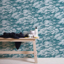 Architects Paper Vliestapete Jungle Chic Wolkentapete blau, weiß