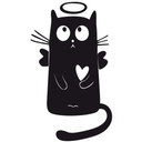 Wallsticker  - Holy Cat