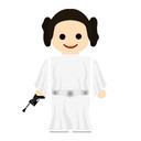 Muursticker Gomes - Princess Leia