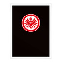 Poster Eintracht Frankfurt - Wappen auf Schwarz