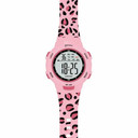 Sport Armbanduhr | Digitale Uhr für Kinder und Jugendliche | Pink Gepardmuster