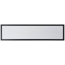 Deckenleuchte Clara, schwarz, 100 x 25 cm, Metall LED Deckenleuchte, Neutralweiß