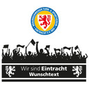 Wandtattoo Eintracht Braunschweig Wir sind Eintracht Wunschtext mit Logo farbig