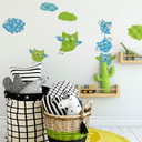 Sticker mural - Set d'animaux rigolos 02