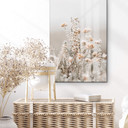 Tableau sur verre Annie - Fleurs de glace