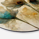 Tableau Fleurs de coquelicot séchées au look vintage - Treechild - Alu-Dibond - Rond