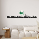 Wandtattoo VfL Wolfsburg Skyline + Logo
