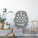 Wallsticker Mangeøjet monster