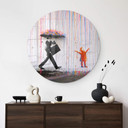 Tableau sur verre Banksy - Coloured Rain