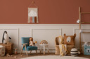Premium vægmaling rød - PURO c9008 støvet orange