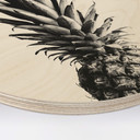 Obraz drewniany 1X Studio - Ananas - Okrągły