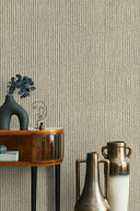 non-woven tapet med korkflet-look beige, gråt tekstil-look