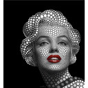 Fotobehang Ben Heine - Circlism: Marilyn Monroe