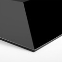 3D Hexagon Alu-Dibond - Sort